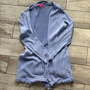 Lilly Pulitzer Periwinkle Cardigan Sweater